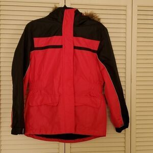 YCHEROKEE Women's Pink and Black Jacket